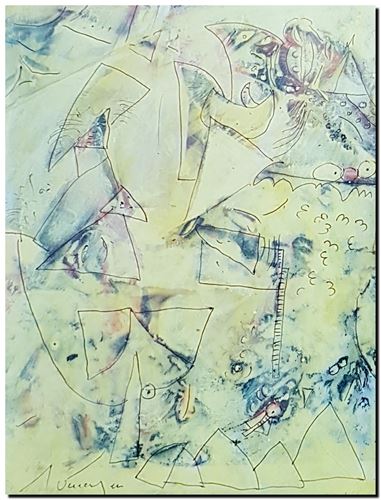 Peinture mixed media d'André Vereecken de 2006 (environ)
11