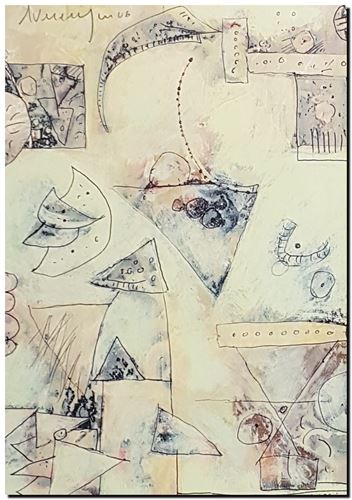 Peinture mixed media d'André Vereecken de 2006 (environ)
6