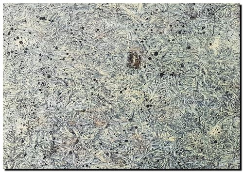 Peinture mixed media d'André Vereecken de 2006.
8