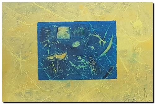 Peinture mixed media d'André Vereecken de 2006.
3