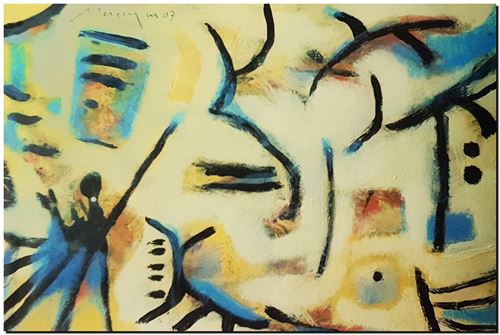 Peinture d'André Vereecken de 2007.
