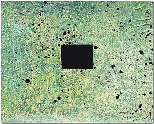 Peinture mixed media d'André Vereecken de 2008.
9