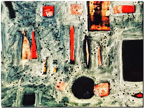 Peinture abstrait d'André Vereecken de 2009 (environ)
32