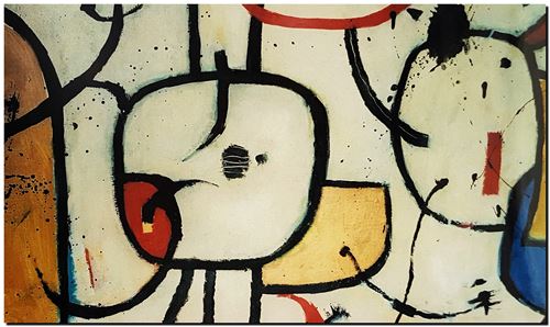 Schilderij abstract van André Vereecken uit 2009 (circa)
30