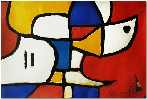 Schilderij abstract van André Vereecken uit 2009 (circa)
26