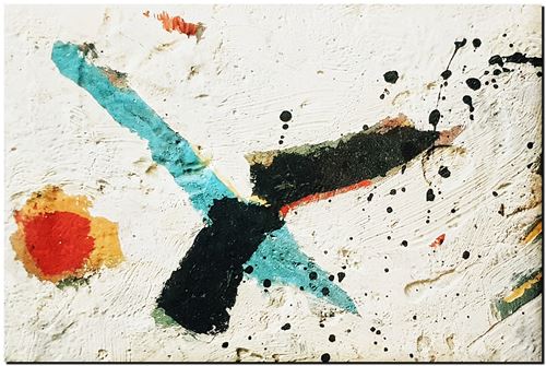 Kunstwerk abstract van schilder André Vereecken uit 2009 (circa)
13