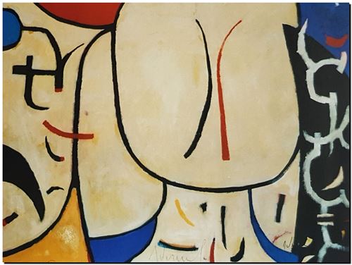 Kunstwerk abstract van schilder André Vereecken uit 2009 (circa)
9