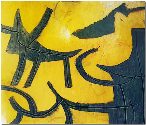 Peinture abstrait d'André Vereecken de 2009 (environ)
7