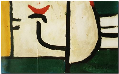 Peinture abstrait d'André Vereecken de 2009 (environ)
8