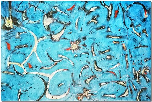 Schilderij Abstract André Vereecken 2011
6