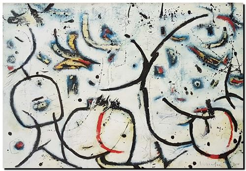 Schilderij Abstract André Vereecken 2011
2