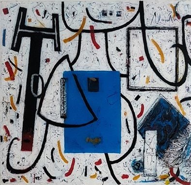 Oeuvre d'André Vereecken "Voor Mia" fait en 2016.