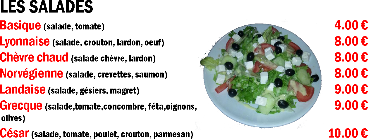 Salades
