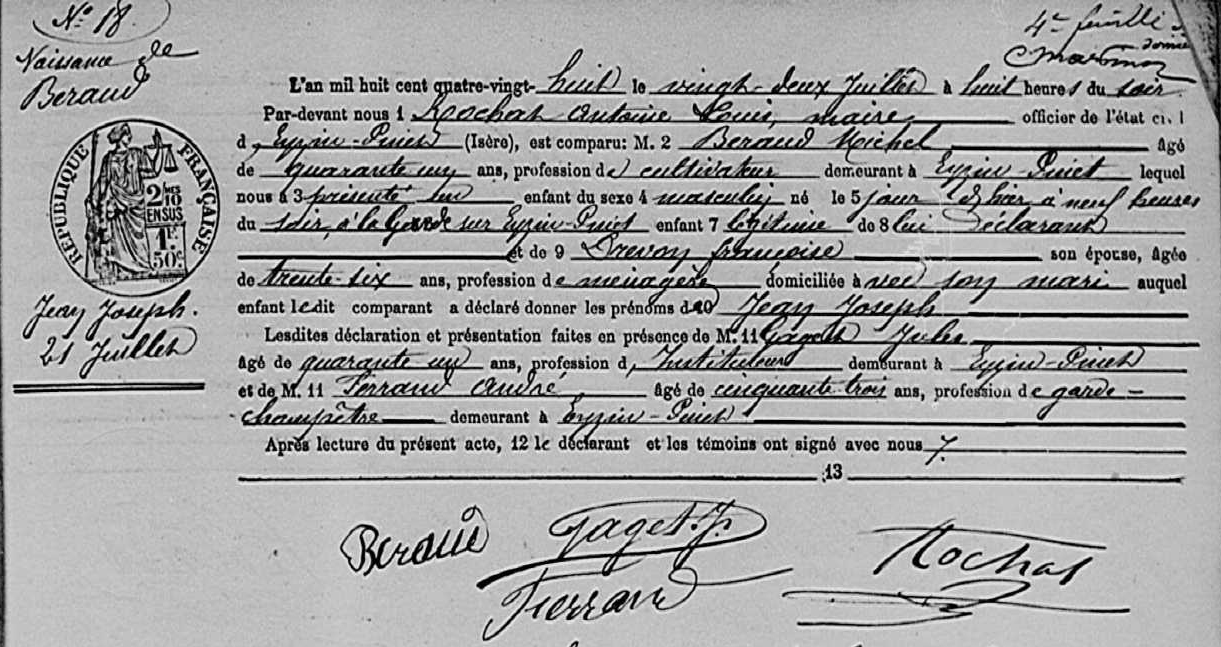 Naiss Jean Joseph frere