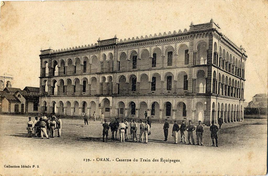 BIVEN Georges 019 Oran Caserne Train des equipages