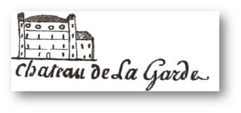 Extrait plan chateau de la G