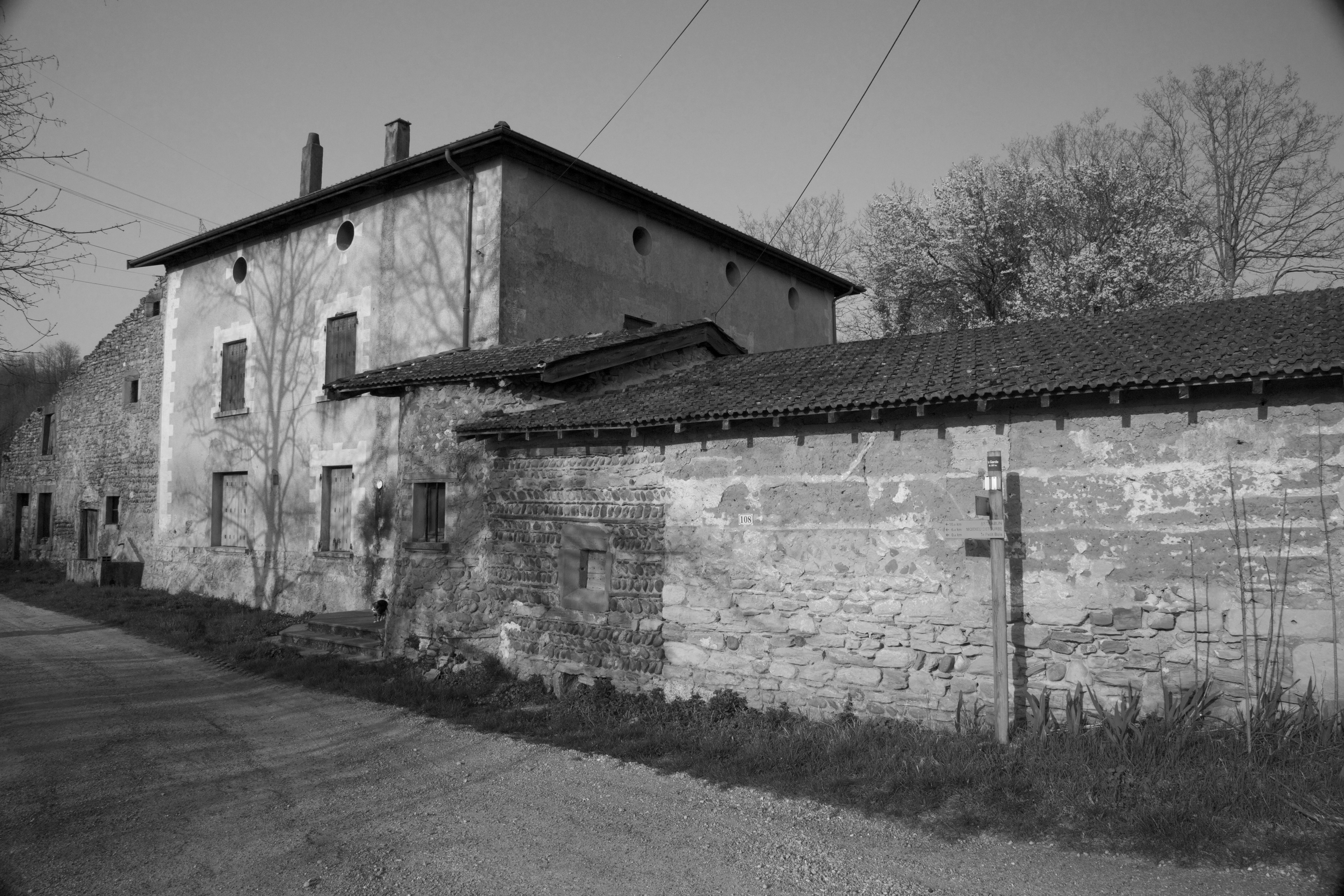 Vue maison d habitation Batiment ouest