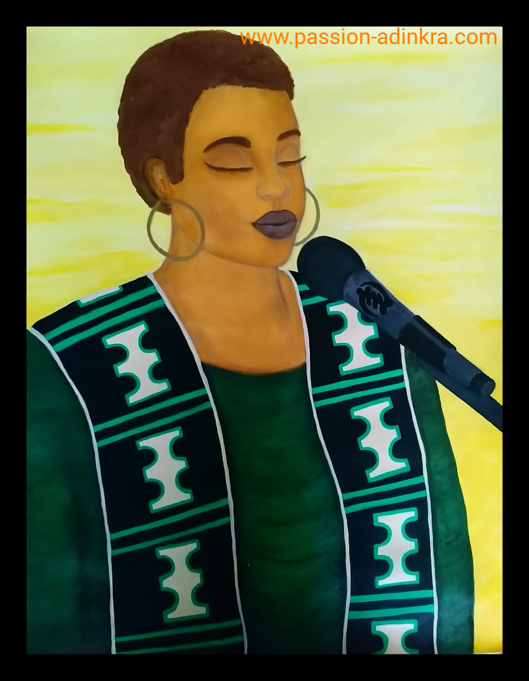 Donno Ntoaso(2021) by Ornella Ayivi
Acrylic paint on 65x50cm paper