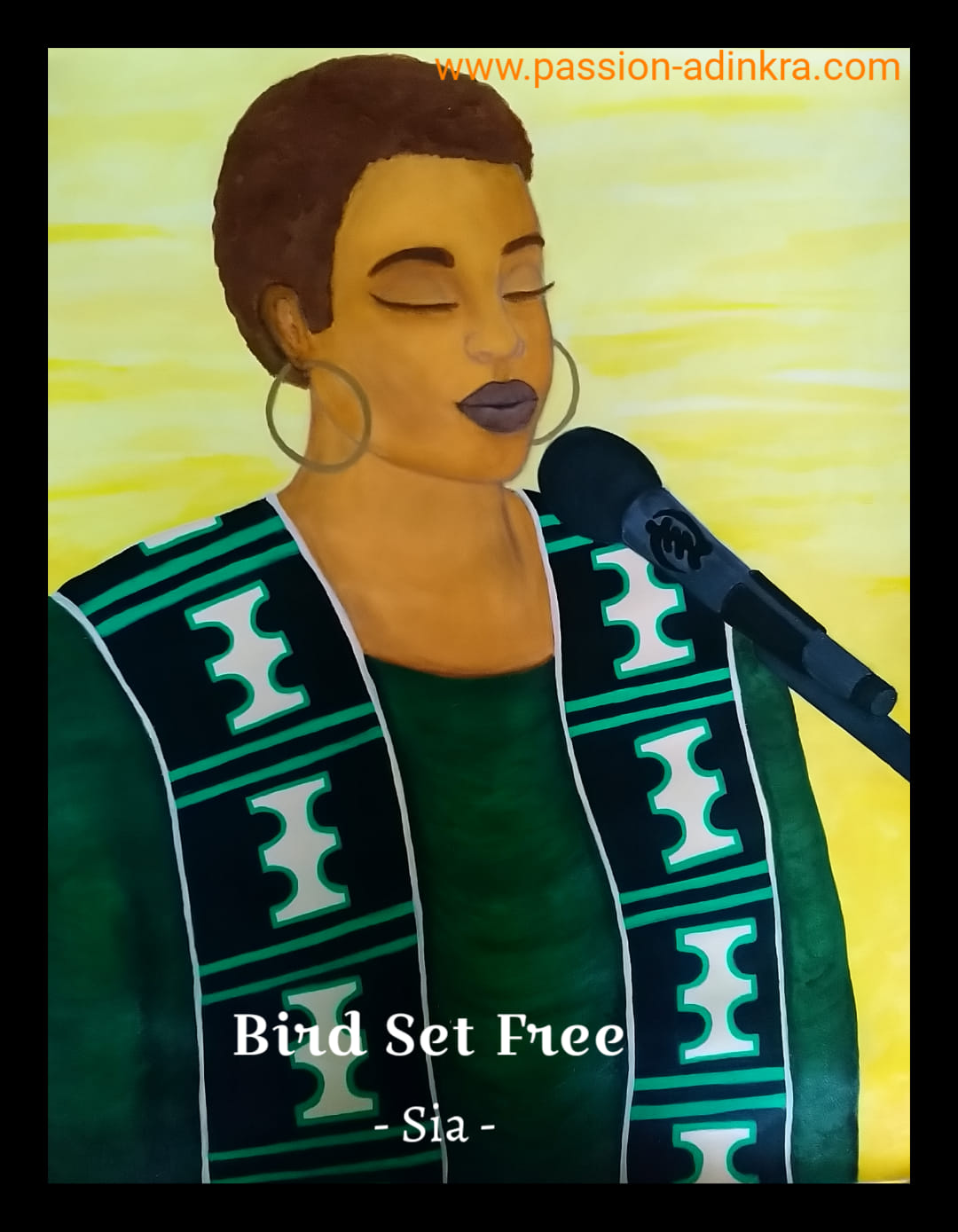 Donno Ntoaso by Ornella Ayivi
Acrylic paint on 65x50cm paper