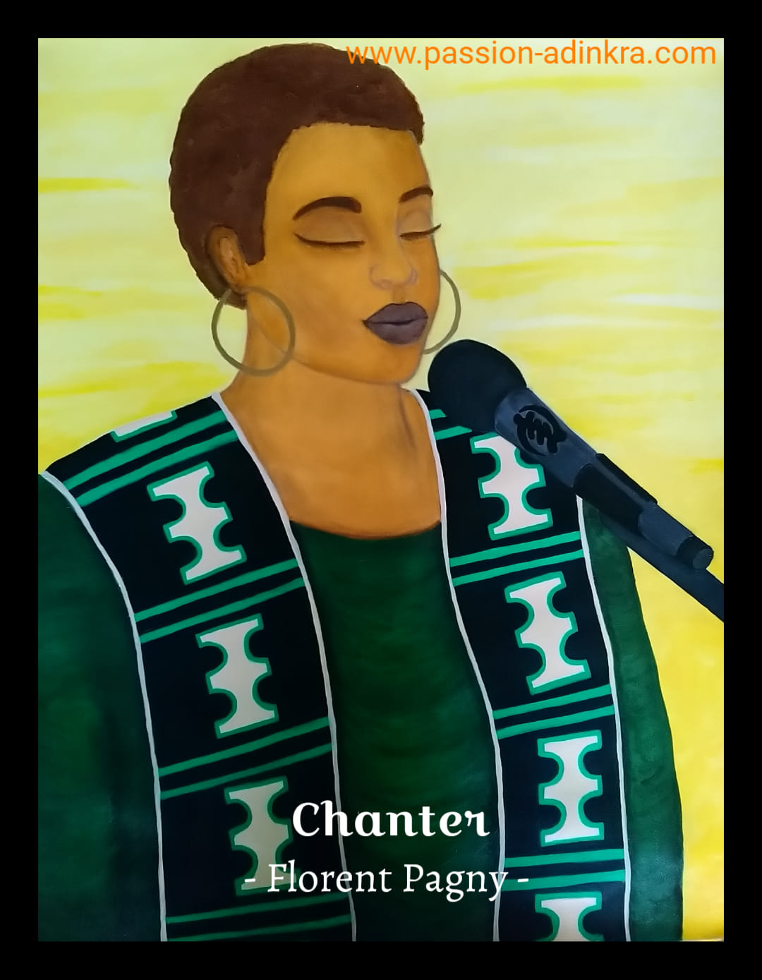 Donno Ntoaso by Ornella Ayivi
Acrylic paint on 65x50cm paper