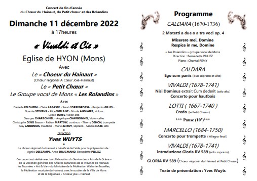 Vivaldi & Cie - Hyon - 11/12/2022