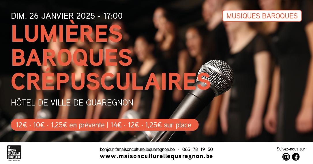 Lumières baroques crépusculaires - Quaregnon - 26/01/2025