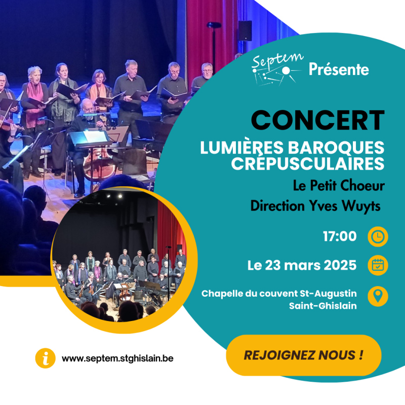 Lumières baroques crépusculaires - Saint-Ghislain - 23/03/2025