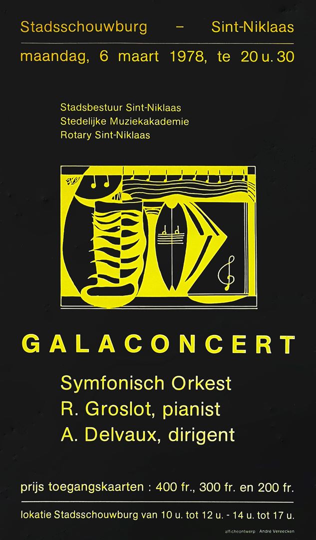 Geen tentoonstelling hier, enkel de illustratie is door André Vereecken gemaakt.